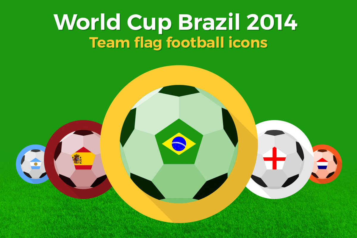 World Cup - Team flag footballs, an Icon by GLXY (Photo 1 of 4)