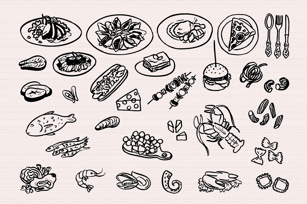 Whimsy Party hand-drawn vector, an Object Graphic by SunnyAfternoons (Photo 14 of 26)