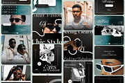 Eye Wear // Fashion Social Media Kit, a Social Media Template by SecondBrain Store (Thumbnail 3 of 9)