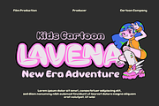 Theren - Bubble Display Font, a Sans Serif Font by twinstd (Thumbnail 7 of 10)