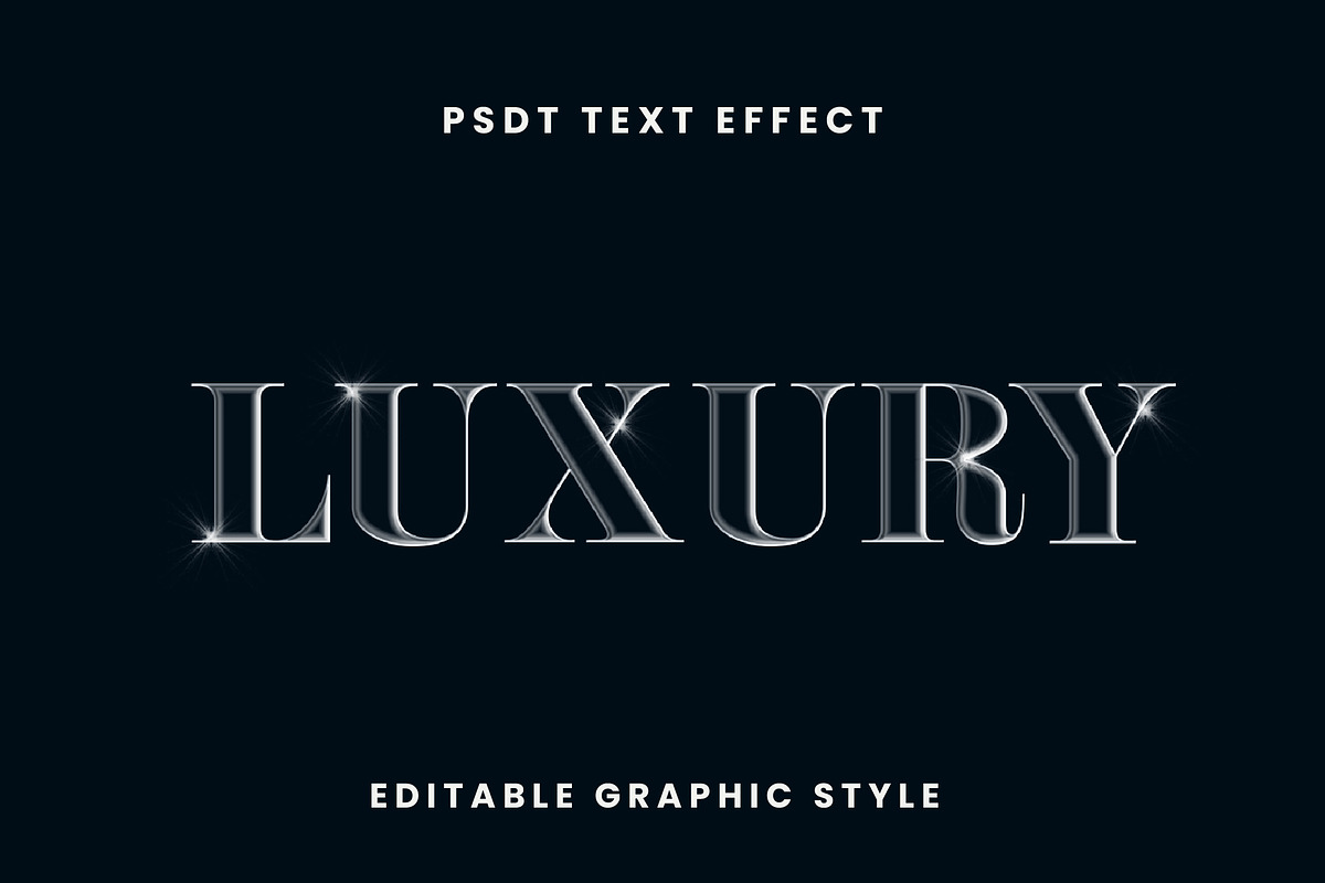 Luxury Chrome Text Effect