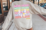 New Year Coquette Bow Png, an Illustration by SinaCreation (Thumbnail 2 of 11)