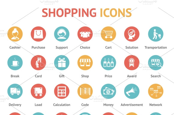Purchase Payment And Delivery Icons