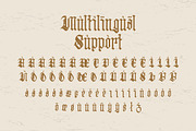 Oolivar Strenya - Gothic Blackletter, a Font by Dhabee (Thumbnail 4 of 15)