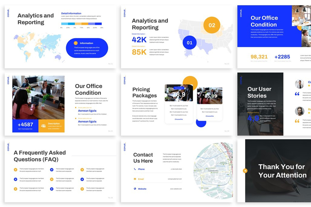 Copius - Copywriter Powerpoint, a Presentation Template by SlideFactory