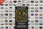 Square Box Packaging Mockup Creator, a Packaging Mockup by INCDesign (Thumbnail 1 of 49)