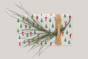 5 isolated Christmas boxes mockups, a Packaging Mockup by Yapanda (Thumbnail 6 of 7)