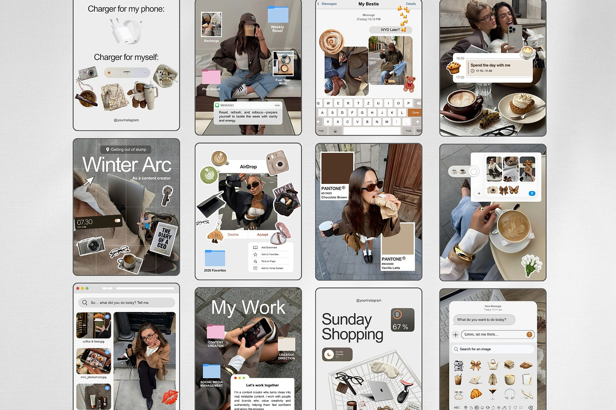 iOS Core Instagram Templates, a Social Media Template by ZenSocialDesigns (Photo 2 of 9)