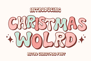 Christmas World is retro font, a Handwritten Font by Brown Cupple (Thumbnail 1 of 7)
