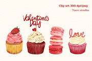 Cupcake Valentine's Day, a Seasonal Illustration by 7nov.studio (Thumbnail 4 of 4)