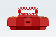 Takeaway Food Packaging Mockup, a Packaging Mockup by SLAB! Design (Thumbnail 4 of 7)