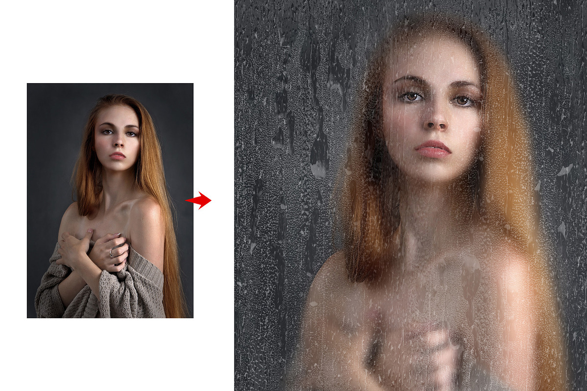 Rain Day Wet Glass Photo Effect, an Action Add-On by MRI STUDIO (Photo 7 of 13)