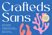 Crafteds A Modern Sans Serif, a Sans Serif Font by AmorfaType (Thumbnail 1 of 11)