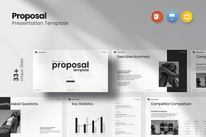 Proposal PowerPoint Template, a Presentation Template by evgenystudio