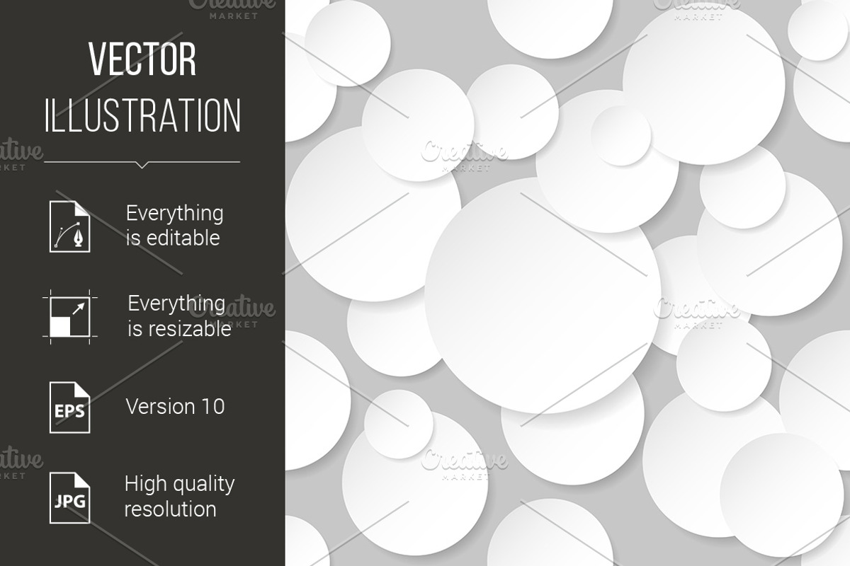 Seamless texture circles, a Wallpaper Graphic by DvargShop