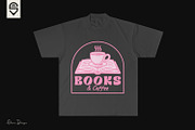 Books & Coffee – Lover Design, a Graphic by shaondesigns (Thumbnail 3 of 4)