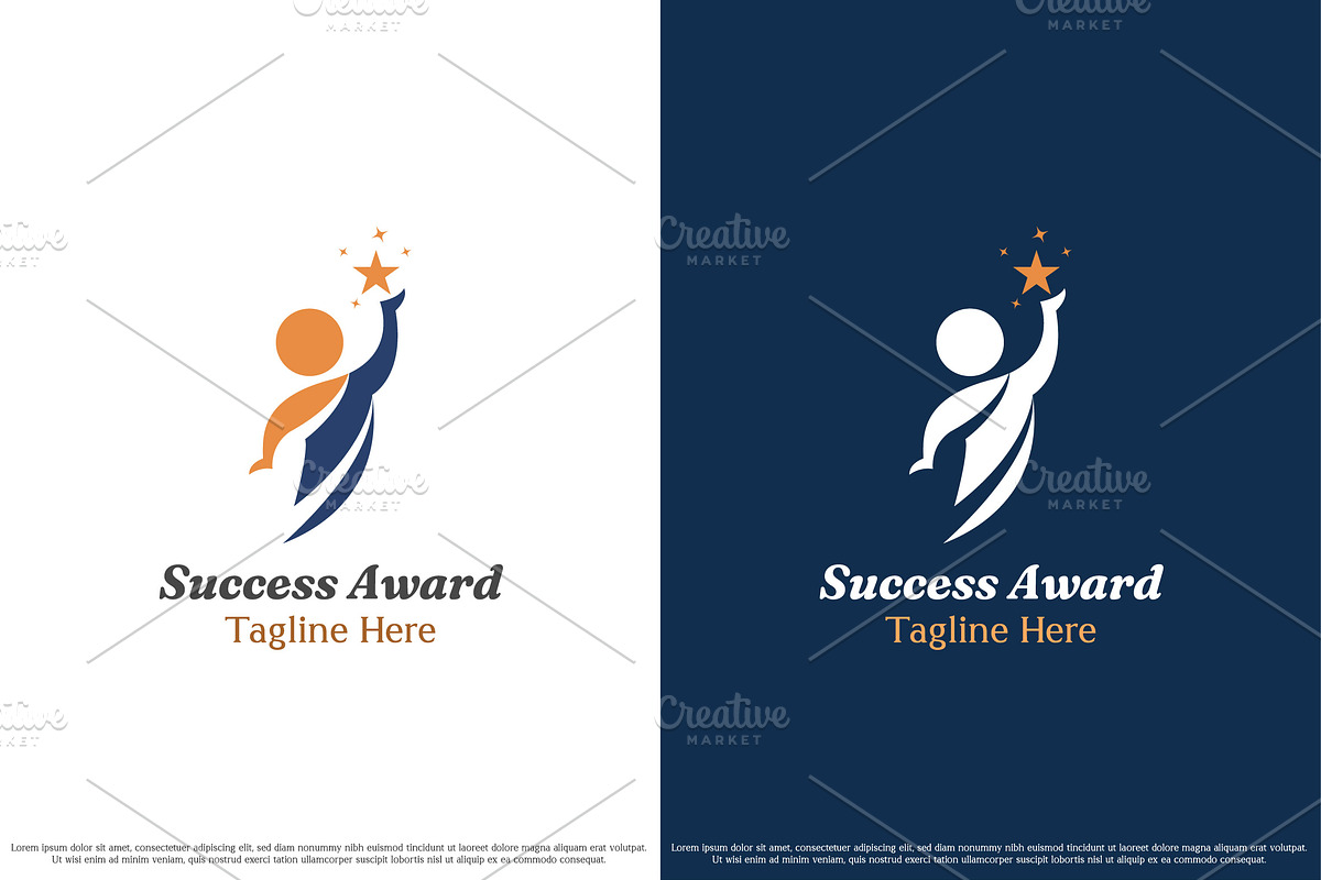 Success People Career Logo Design, a Branding & Logo Template by Morvana Crew