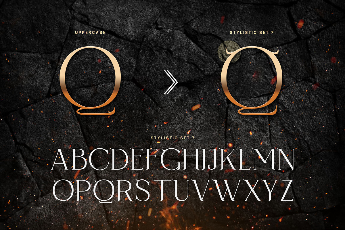 Back Over Typeface, a Serif Font by alit design (Photo 5 of 21)