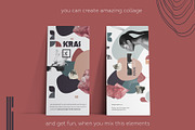 Abstract floral. Modern collage set., an Object Graphic by lisa_kalev (Thumbnail 7 of 11)