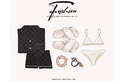 Fashion apparel women clothes, an Illustration by Milatoo (Thumbnail 4 of 10)