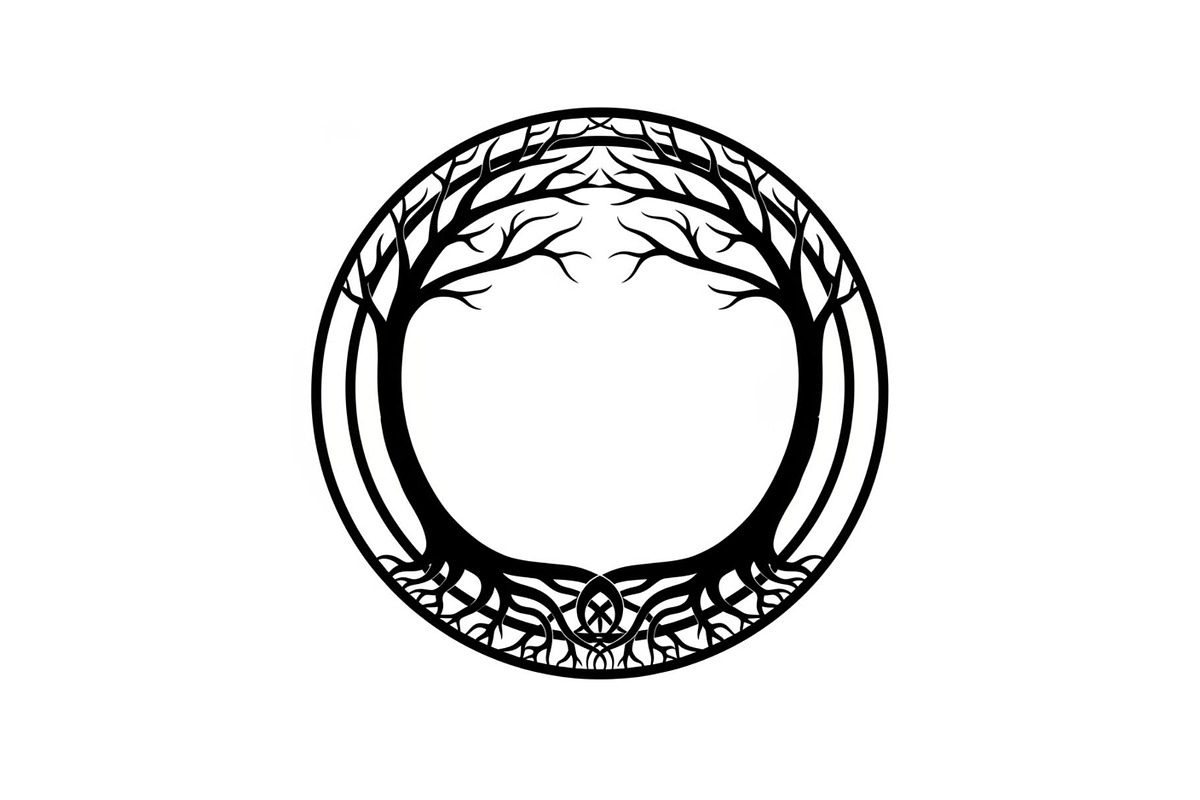 Tree of Life Circle Frame Bundle, an Illustration by Gaye Art (Photo 35 of 51)