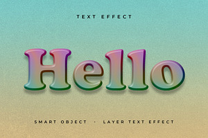 Hello Text Effect Mockup, a Layer Style Add-On by CreativeShaper