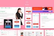 Multicolor UI Kit, an UI Kit Template by Amirzhanuly (Thumbnail 6 of 10)