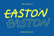 CS Easton – Playful Font, a Handwritten Font by Craft Supply Co. (Thumbnail 1 of 8)