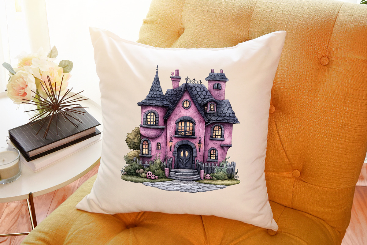 Pink Ephemera Halloween Clipart, an Illustration by Sublimation Artist (Photo 6 of 6)