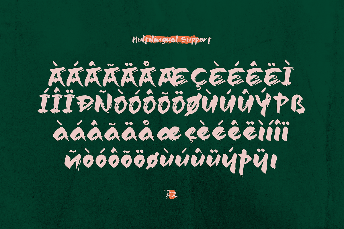 Jinsei | Japanese Solid Brush, a Handwritten Font by Denustudios (Photo 12 of 12)