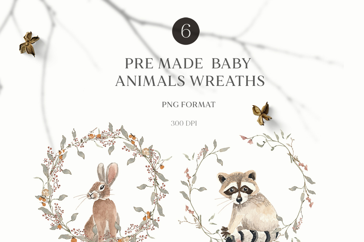 Watercolor Forest Woodland animals, an Animal Illustration by Grace Noboa Illustrations (Photo 8 of 10)