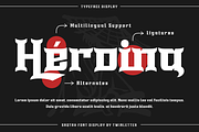 SAQTAH | Display Hero Font, a Serif Font by twinstd (Thumbnail 2 of 13)