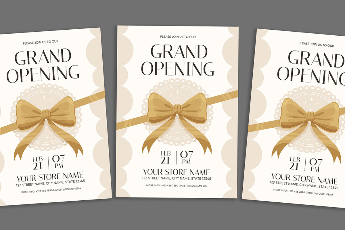 2026 Grand Opening Invitation, an Invitation Template by Gumico Studio. (Photo 2 of 3)