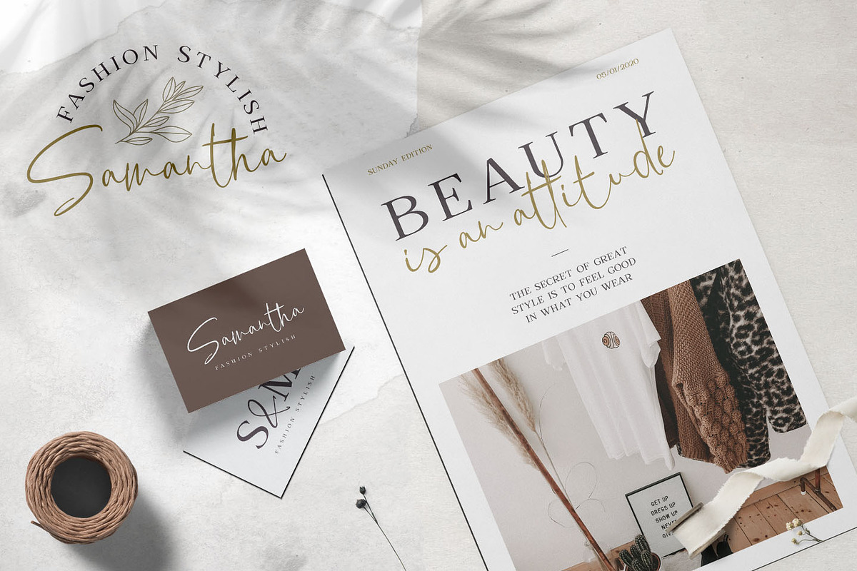 Barcelona Historia Font Duo, a Script Font by Kotak Kuning Studio (Photo 5 of 13)