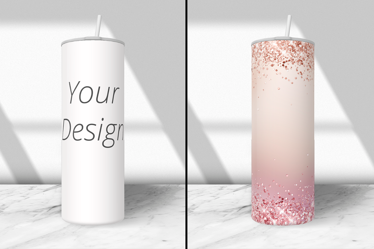 3D animated skinny tumbler mockup, a Product Mockup by Trendingdigital (Photo 10 of 12)