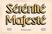 Venio 3D, a Sans Serif Font by Craft Supply Co. (Thumbnail 5 of 8)