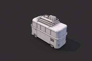 Low Poly Van