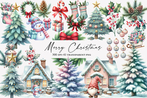 Merry Christmas clipart, an Illustration by Designworld