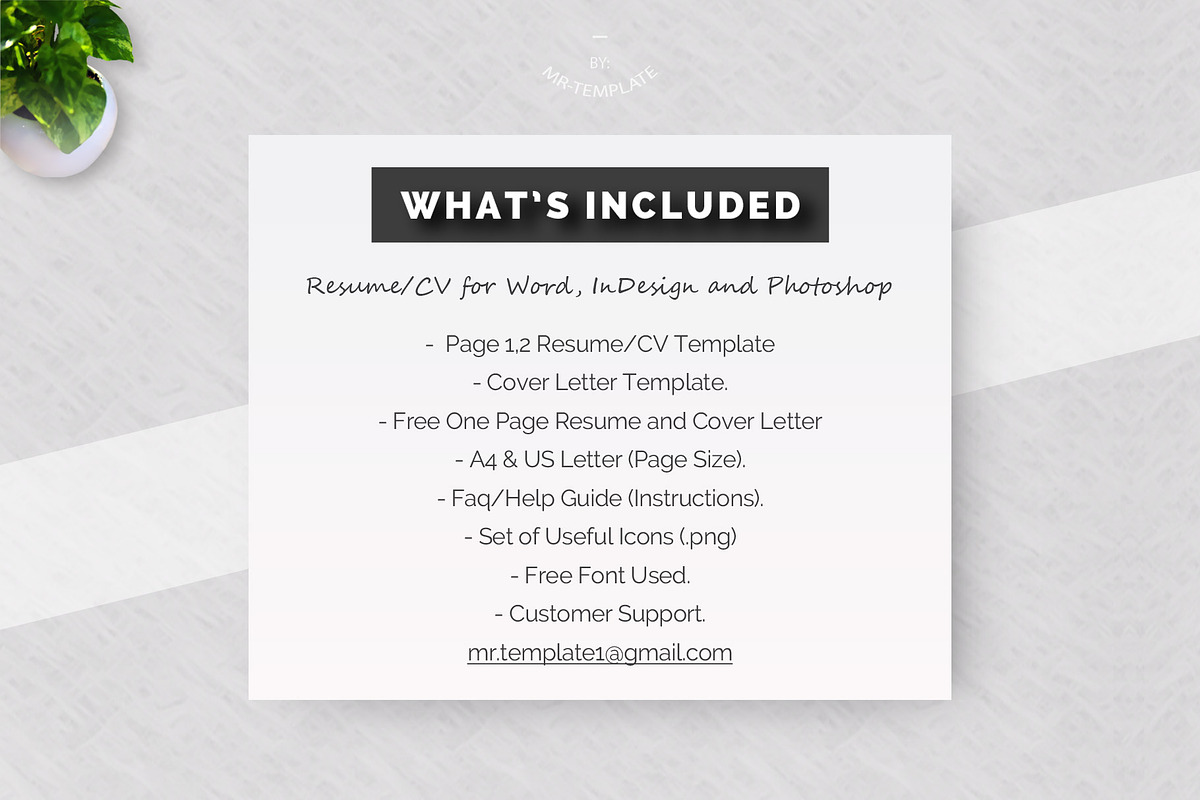 Resume/CV, a Resume Template by Mr-Template (Photo 6 of 6)