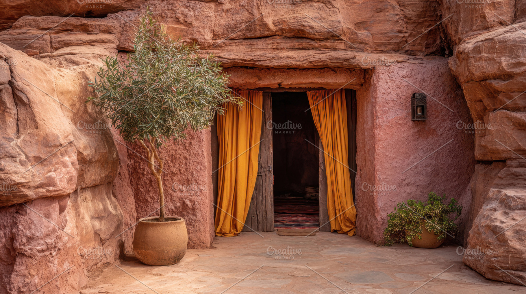 Charming desert entrance, a Photo by Beautiful things