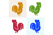 Rooster Logo, a Graphic by NataliiaVolyk (Thumbnail 4 of 6)