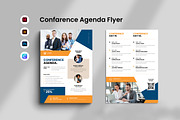 Business Conference Agenda Flyer, a Flyer Template by Spark_Creative (Thumbnail 1 of 8)