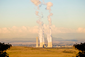 Coal Fired Smoke Stacks, an Industrial Photo by THP Creative