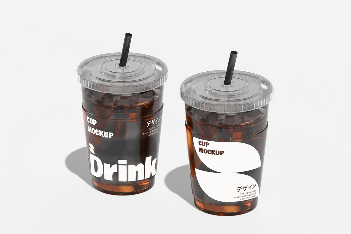 Transparent Cup Mockup, a Cups & Container Mockup by Unerispace (Photo 4 of 5)