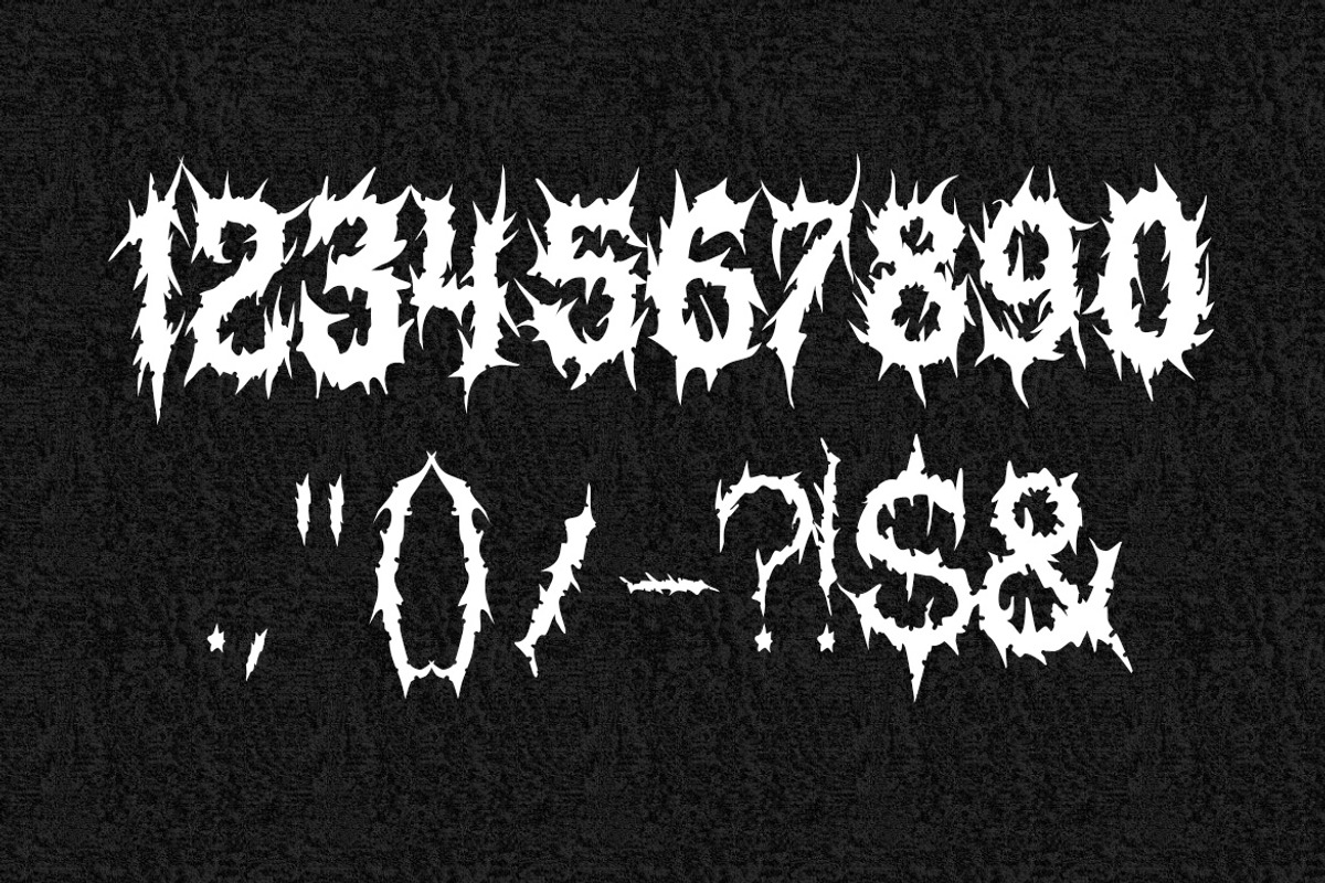 Santone - Metal Font, a Blackletter Font by Ideal Eksis (Photo 6 of 6)