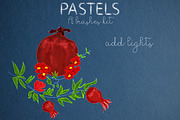 Pastel brushes kit for AI, a Brush Add-On by Leo Studio Design Lab (Thumbnail 6 of 7)