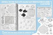 Under the sea coloring games, an Education Illustration by Lexi Claus (Thumbnail 15 of 16)