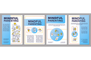 Mindful Parenting Blue Brochure