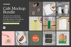 Cafe Mockup BUNDLE