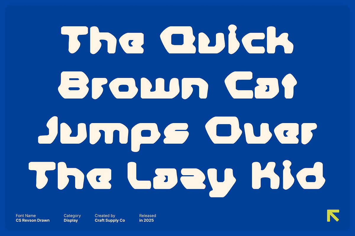 CS Revson Drawn, a Sans Serif Font by Craft Supply Co. (Photo 4 of 8)
